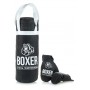 Боксерский набор: груша и перчатки, текстиль, 40 см, цвет черный