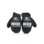 Боксерский набор: груша и перчатки, текстиль, 40 см, цвет черный