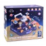 Детский интерактивный развивающий Трек "Космическое приключение" с механическим управлением, в коробке