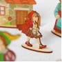 Кукольный театр сказки на столе «Красная шапочка» высота фигурок: 4-12 см