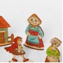 Обучающий набор: деревянный кукольный театр, азбука, фигурный деревянный пазл, мыльные пузыри для детей от 3 лет, 4 предмета