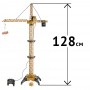 Башенный кран на дистанционном управлении, высота 128 см