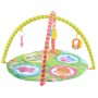 Развивающий коврик для малышей, детский развивающий коврик в сумке, 76-65 см с игрушками, зеленый