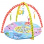 Развивающий коврик для малышей, детский развивающий коврик в сумке, 76-65 см с игрушками, голубой