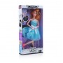 Кукла шарнирная в нарядном голубом платье с аксессуарами (серьги, подвеска) в коробке, 30 см