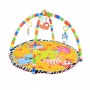 Развивающий коврик для малышей, детский развивающий коврик в сумке, 83 см с игрушками