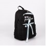 Рюкзак школьный «Нет проблем», 33х13х41 см, отдел на молнии, наружный карман, цвет чёрный