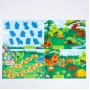 Обучающий набор: электронный плакат азбука, азбука, магнитная рыбалка деревянная, мыльные пузыри для детей от 3 лет, 4 предмета