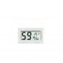 Комнатный мини-датчик температуры с цифровым ЖК-дисплеем, измеритель влажности, термометр, гигрометр, белый