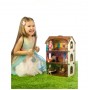 Деревянный домик с цветными обоями «Лоли» 5090172