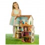Деревянный домик с цветными обоями «Лоли» 5090172