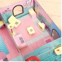 «Кукольный дом» из картона, кукла и аксессуары