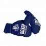 Боксерский набор: детская боксерская груша с перчатками, груша - экокожа, перчатки - текстиль, 50 см, цвет синий