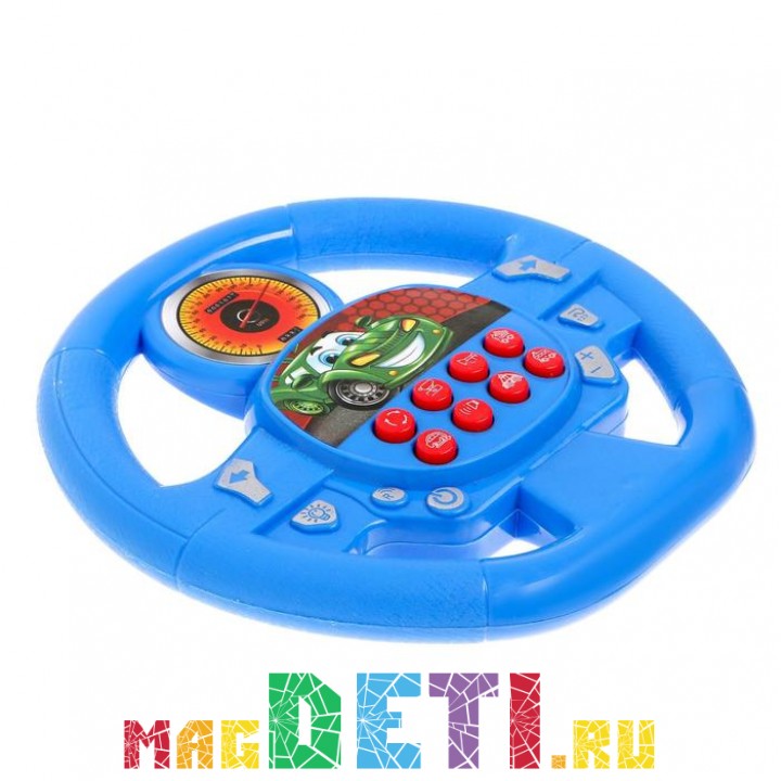 Музыкальная игрушка «Суперруль», звуковые эффекты, работает от батареек, цвет синий