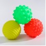 Подарочный набор развивающих, массажных мячиков «Фруктовая тусовка», 3 шт