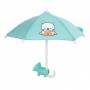 Зонтик для куклы и телефона, диаметр купола 26см, с держателем-присоской, цвет голубой