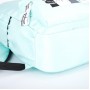 Рюкзак школьный, отдел на молнии, наружный карман, 2 боковых кармана, косметичка, цвет бирюзовый