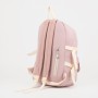 Рюкзак школьный, отдел на молнии, 3 наружных кармана, 2 боковых кармана, цвет розовый