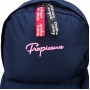 Рюкзак школьный, отдел на молнии, наружный карман, 2 боковых кармана, косметичка, цвет тёмно-синий