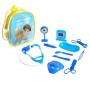 Набор доктора детский в рюкзаке "Добрый доктор", 11 предметов, цвет синий